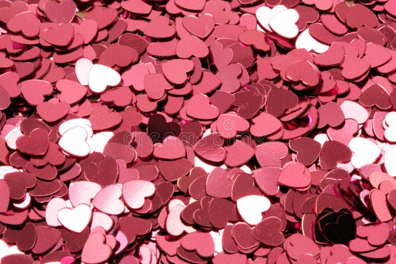 Pink Heart Confetti stock photo. Image of shapes, wallpaper 8576158