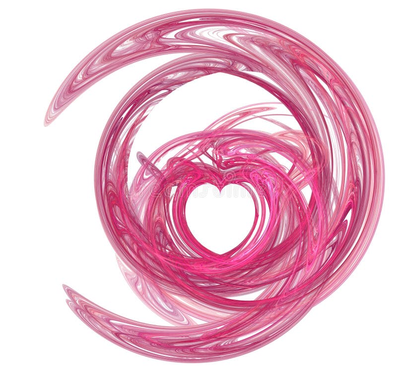 Pink Heart Swirl Stock Photos Image 2143313
