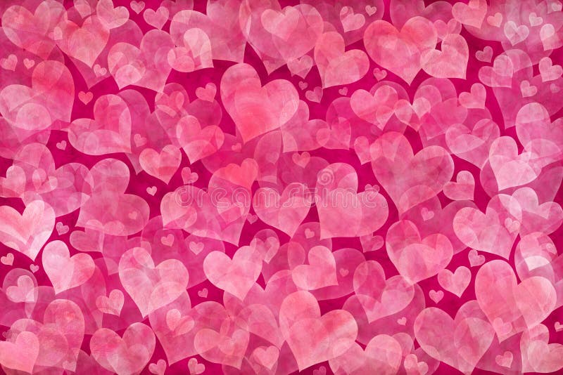 Pink hearts background stock illustration. Illustration of hearts 24606379