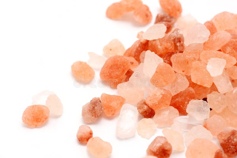 Pink Himalayan Rock Coarse Salt Stock Photo Image of organic, coarse