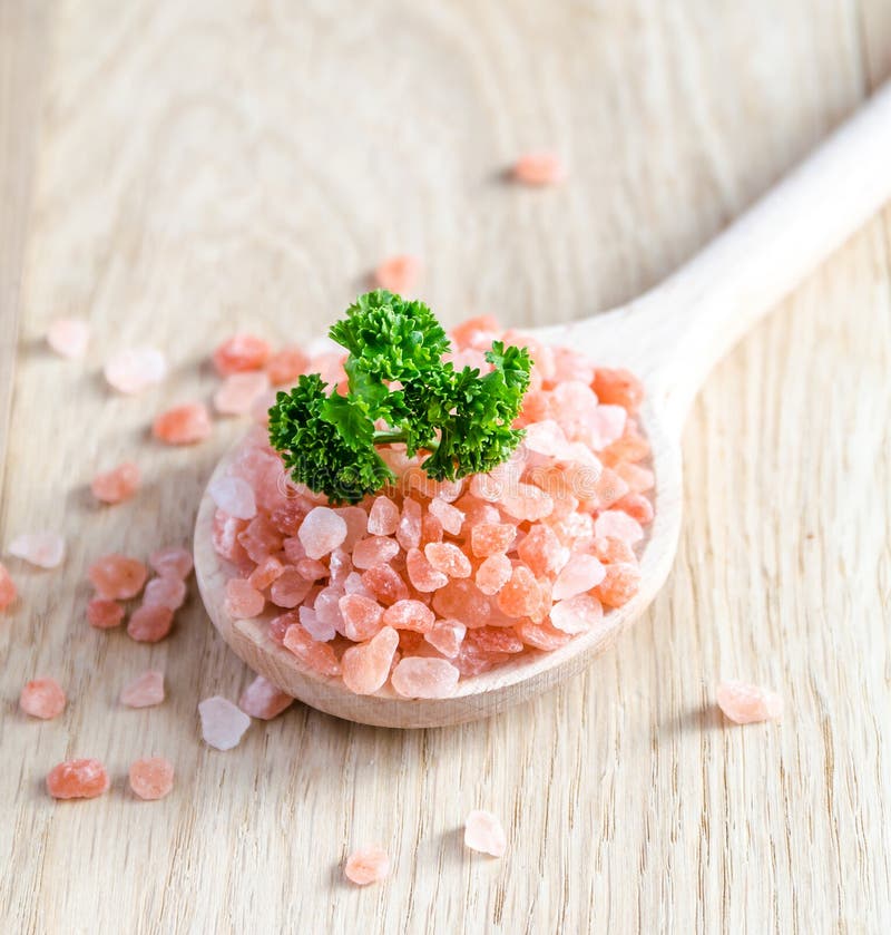 Himalaya pink salt stock image. Image of salt, salted 34101043