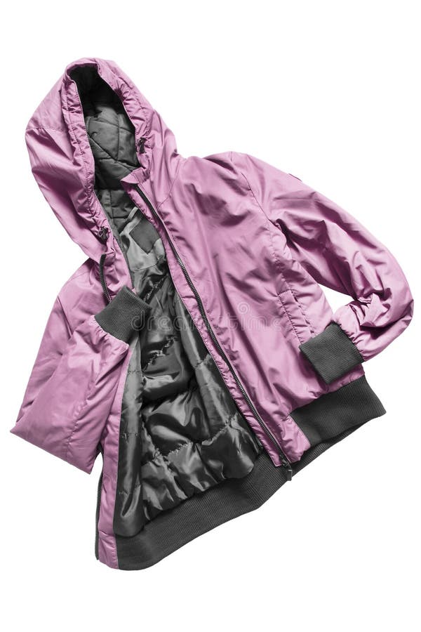 Pink jacket isolated stock image. Image of jacket, shopping 185054129