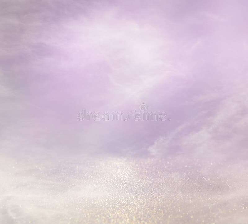 Pink, light purple and silver abstract bokeh lights royalty free stock photo