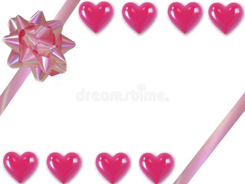 Pink love hearts stock image. Image of valentine, pinks 12435255