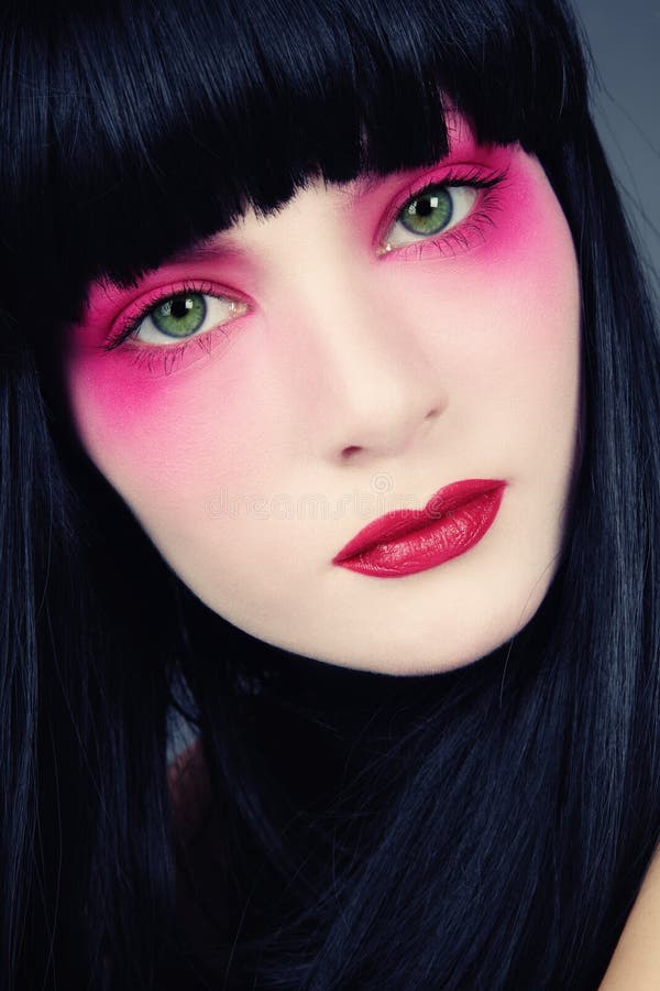 Pink make-up