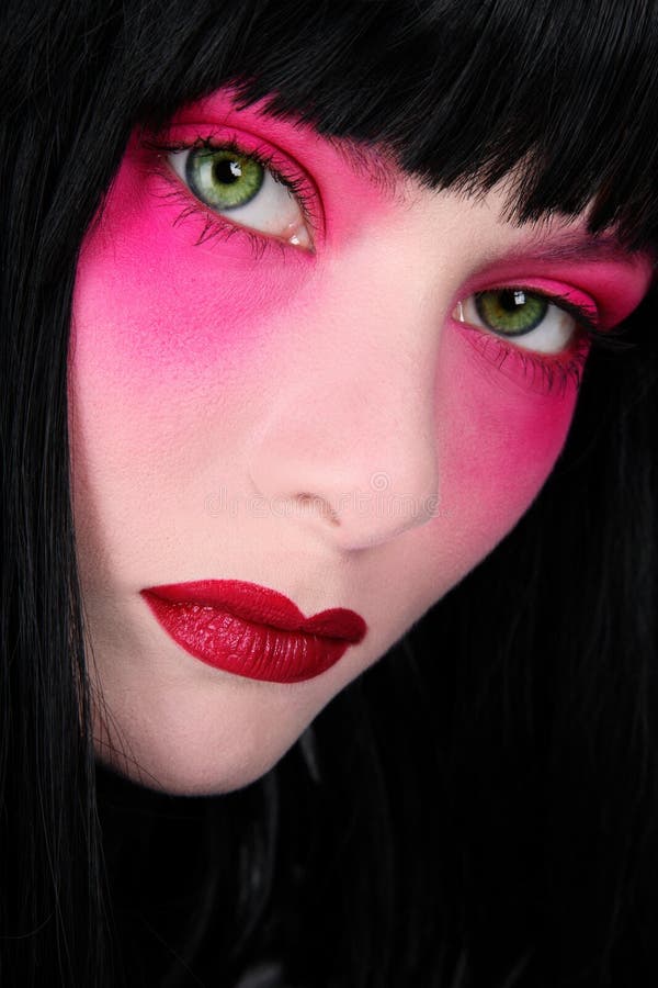 Pink makeup stock photo. Image of sensual, face, care 6360144