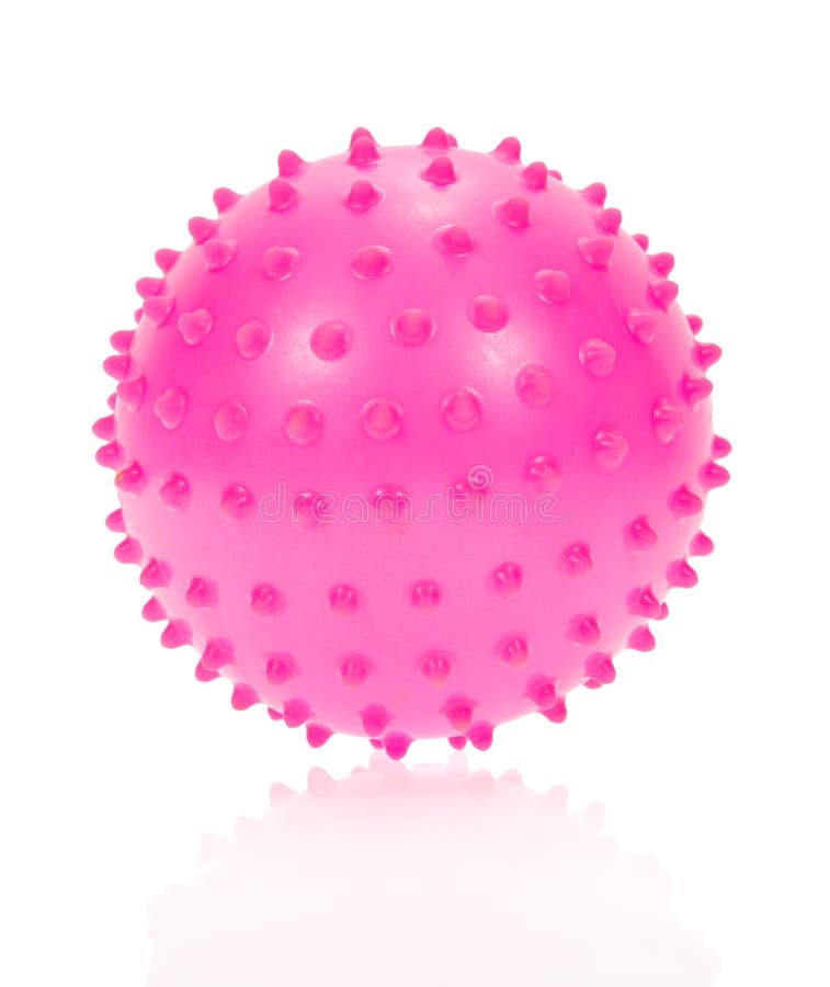 Stress/massage ball stock image. Image of purple, ball 445593