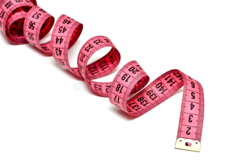 Pink Tape Measure Stock Photo, Picture and Royalty Free Image