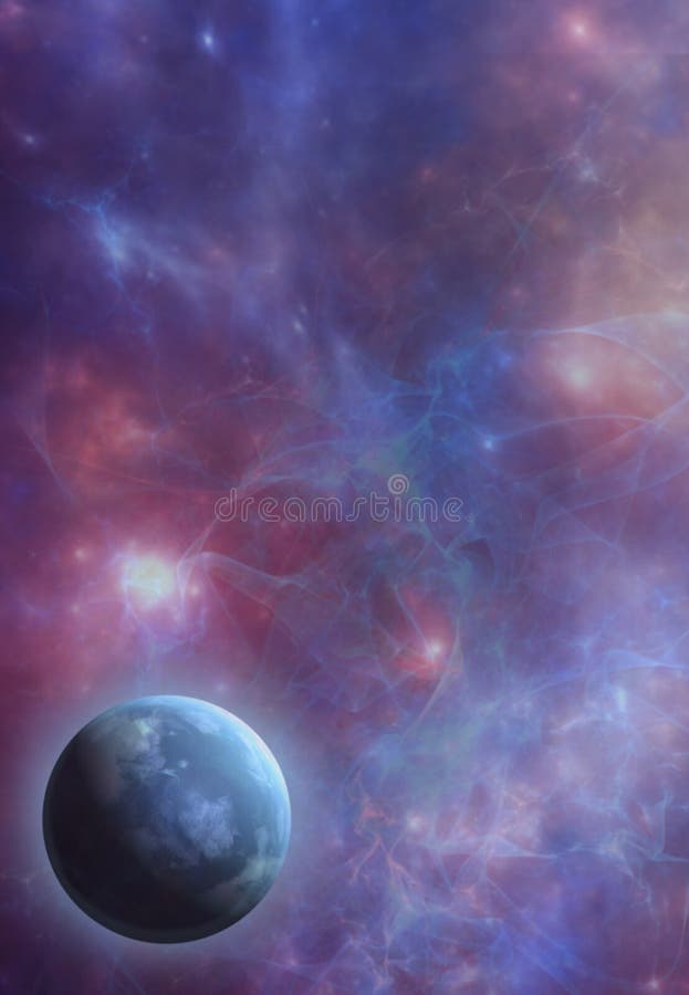 Pink Nebula royalty free illustration