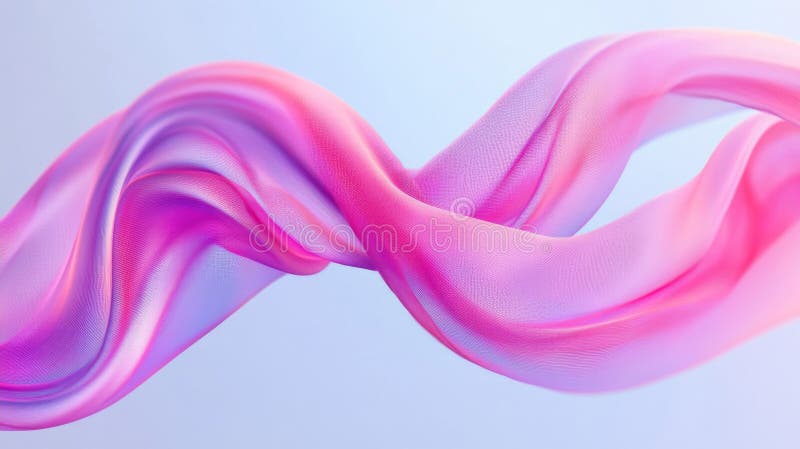 Pink- och Purpurflytande vätskewirls royaltyfri illustrationer