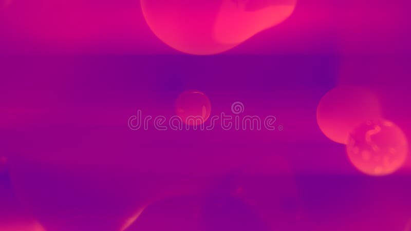 Pink and orange lighting disco dance smooth bland forms - abstract 3D illustration stock illustration