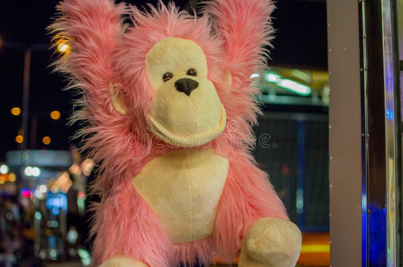 Pink Orangutan Gorilla Monkey (toy) Stock Photo Image of pink, doll