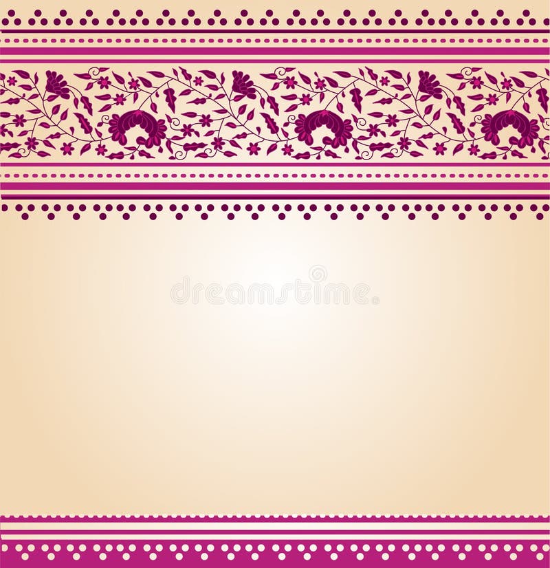 Pink Oriental Floral Background Stock Vector - Illustration of beautiful,  background: 47319809