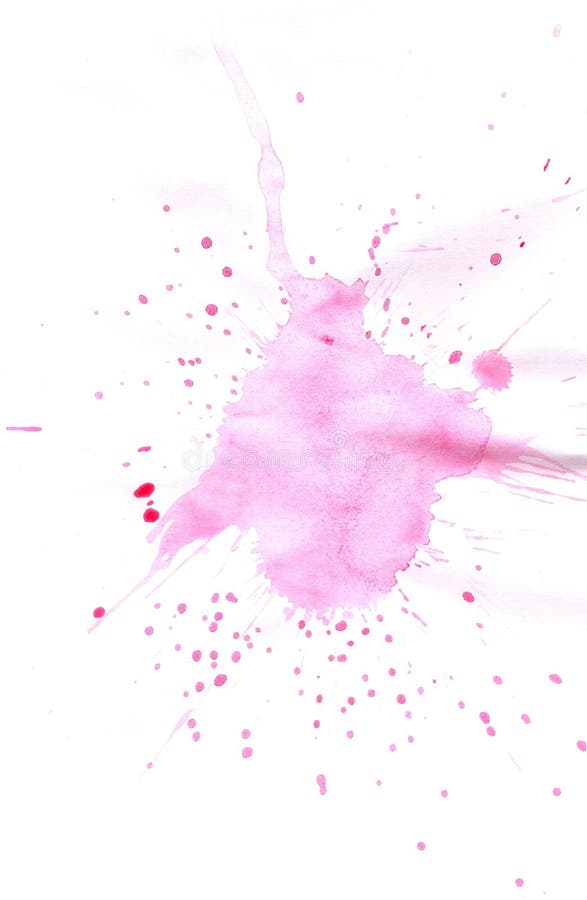 Pink Paint Splatter