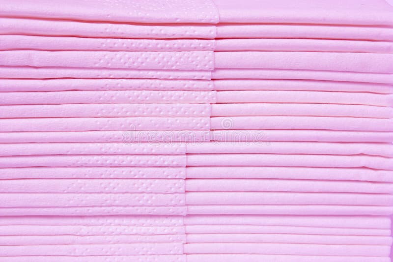 Pink paper napkins stock image. Image of pink, clean 12905225