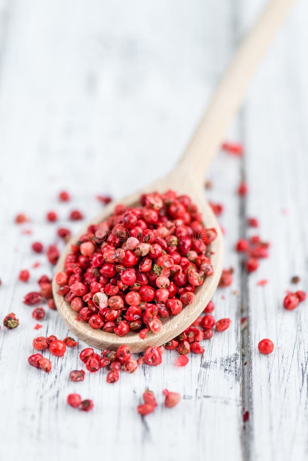 Pink Peppercorns Selective Focus Stock Photo Image of pepper, flavor