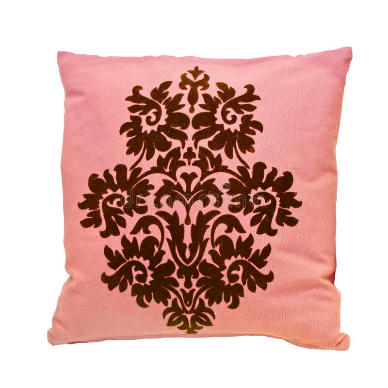 Pink pillow stock image. Image of fabric, pillow, cotton 17113165