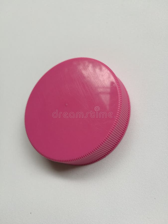 Pink plastic bottle cap stock image. Image of background 100428993