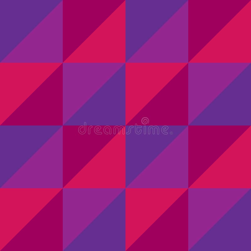 Pink Polygonal Triangle Geometric Background Vector Stock Vector