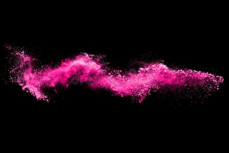 Sự nổ bụi màu hồng trên nền đen - Sự kết hợp giữa bụi màu hồng và nền đen tạo nên một màn trình diễn đầy mê hoặc. Sự nổ bụi màu hồng sẽ khiến bạn cảm thấy như bạn đang đứng giữa một cơn bão màu sắc và cảm nhận được sự mạnh mẽ và đẹp đẽ của bức tranh ảnh này.