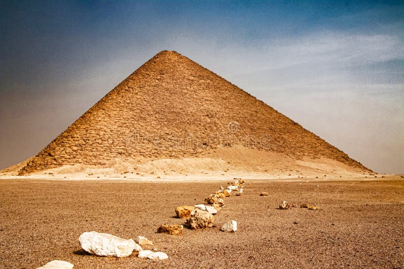 Pink Pyramid - the Northern Pyramid of Pharaoh Snofru in Dakhshur, XXVI ...