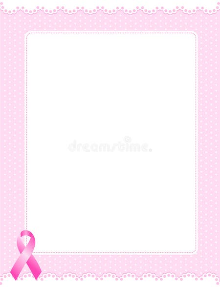 Breast Cancer Border Stock Illustrations – 183 Breast Cancer Border