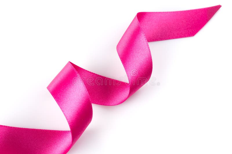 Pink ribbon stock photo. Image of cord, ribbon, roll 55240078