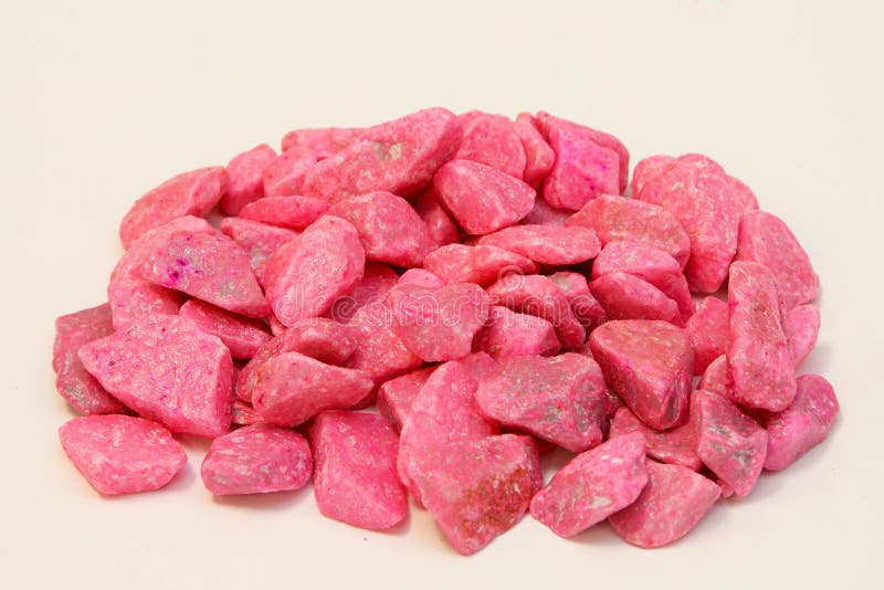 Pink rocks bunch stock image. Image of mineral, decorative 23914217