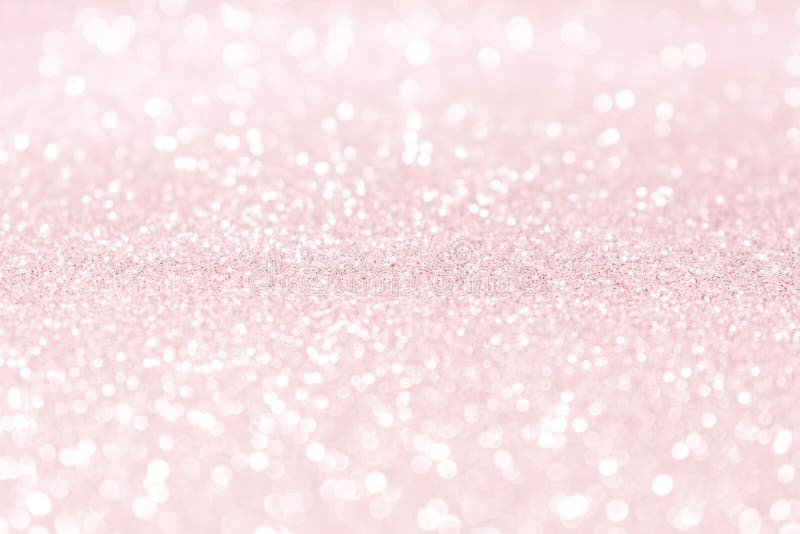 Pink rose bokeh glitter sparkle background