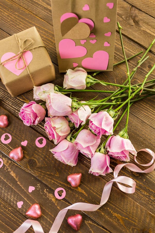 Pink roses stock photo. Image of recycled, recyclable 88379584