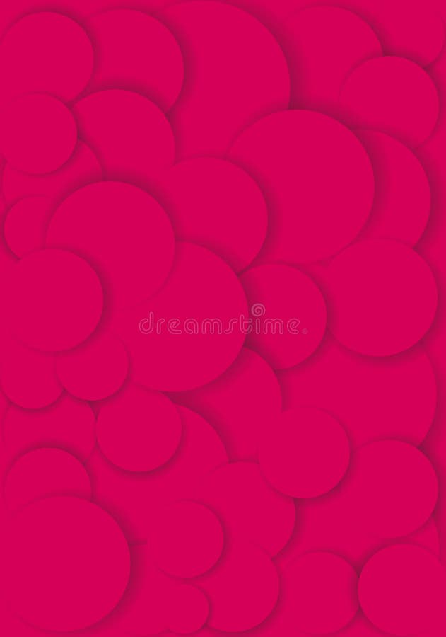 Pink round bubbles with embossed and shadow effects. ıt can use as texture and background. Fon view illustrations