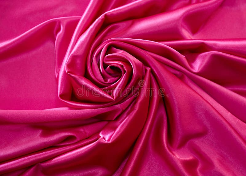 Pink satin silk fabric as background Stock Photo by ©IngridsI 2516569