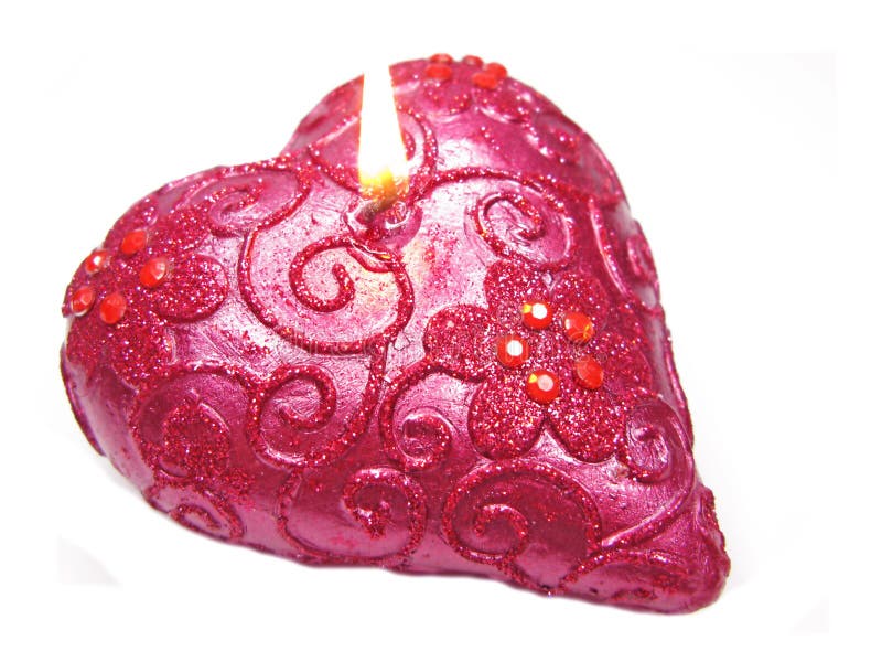 Heart Scented Aroma Candles Set Stock Image Image of candle, candles