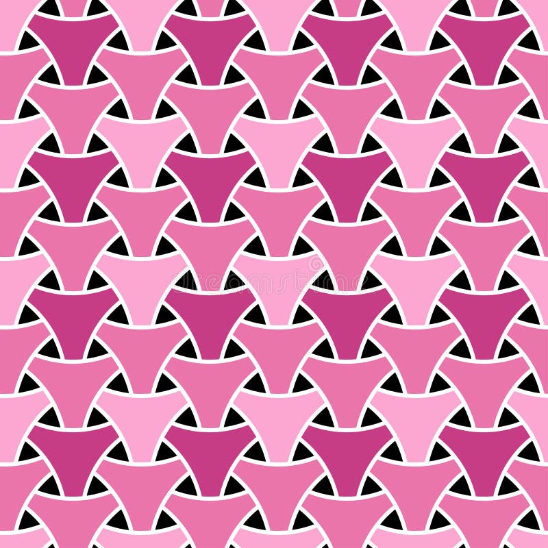 Seamless weaving triangle squama surface pattern vector illustration