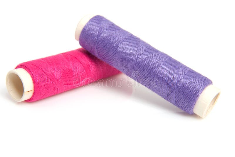 Pink sewing gear stock photo. Image of pink, textiles 15119416