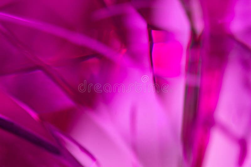 Pink, Shiny, and Abstract Glass Captured in a Blurry Photo with a