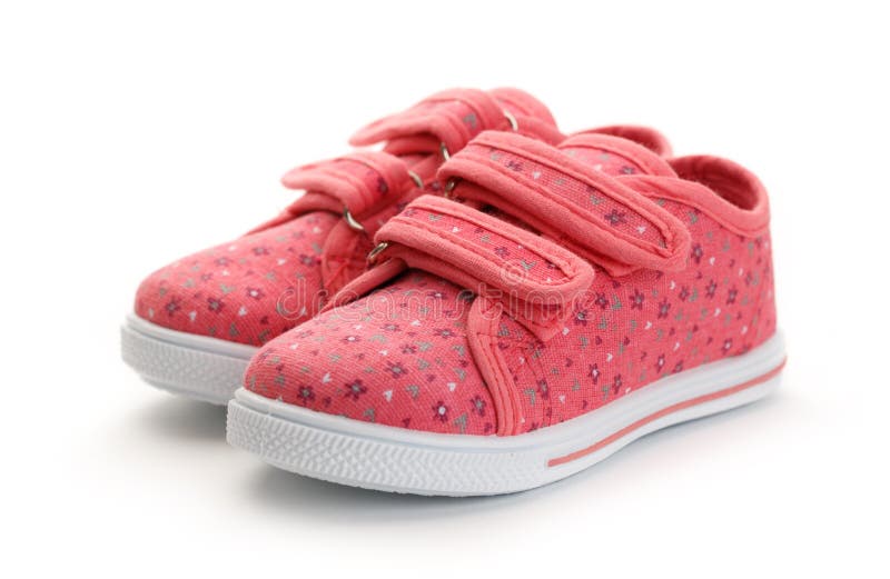 Pink shoes for girls stock image. Image of pair, modern - 74524961