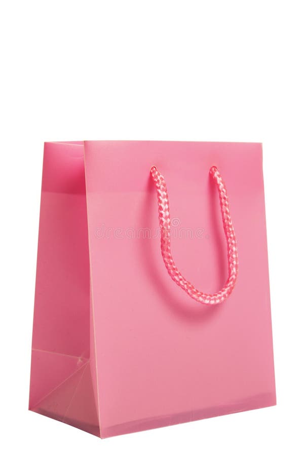 Pink Shopping Bag stock photo. Image of consumerism, pink 9260152