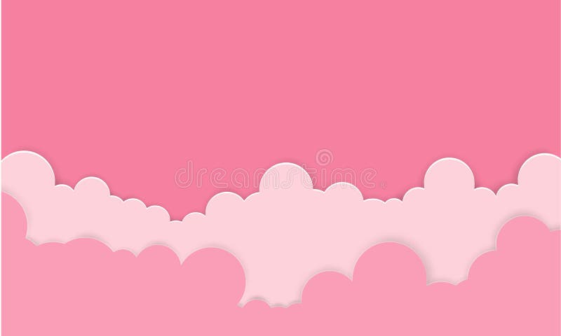 Pink Sky Background Clipart