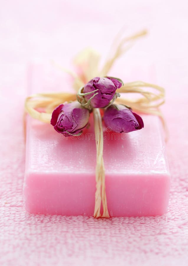 Pink soap bar stock image. Image of soap, foam, clean 17713739