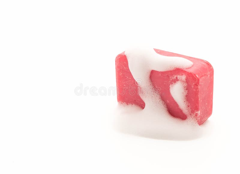 Pink soap bubble stock photo. Image of bathroom, leftover 92028848