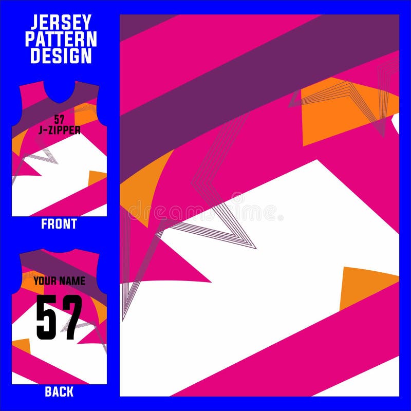 Abstract grunge black and pink concept vector jersey pattern