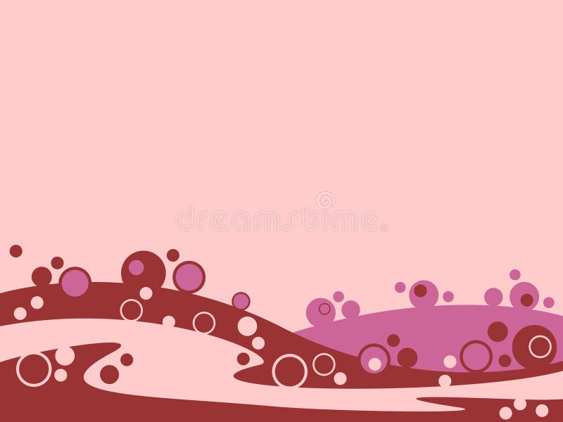 Pink swirl vector illustration