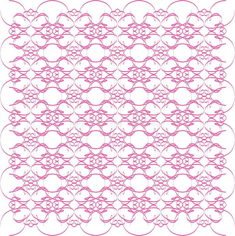 Pink Swirl Design royalty free illustration