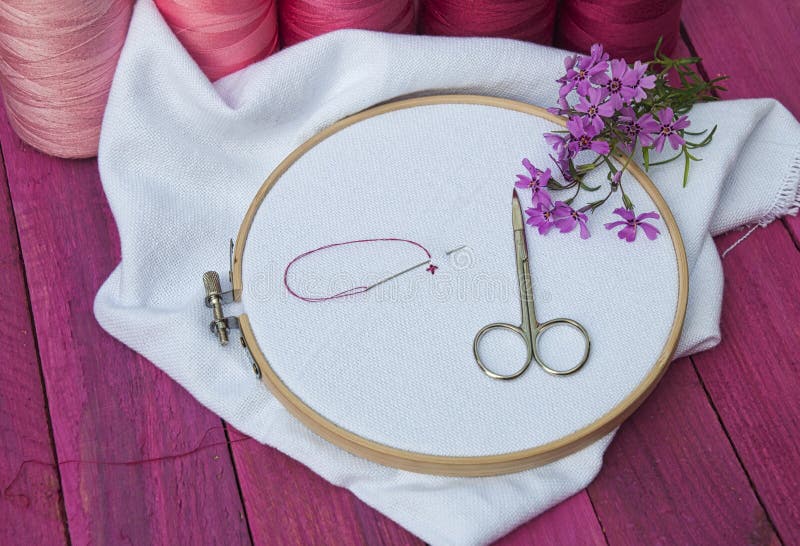 Hand embroidery frame