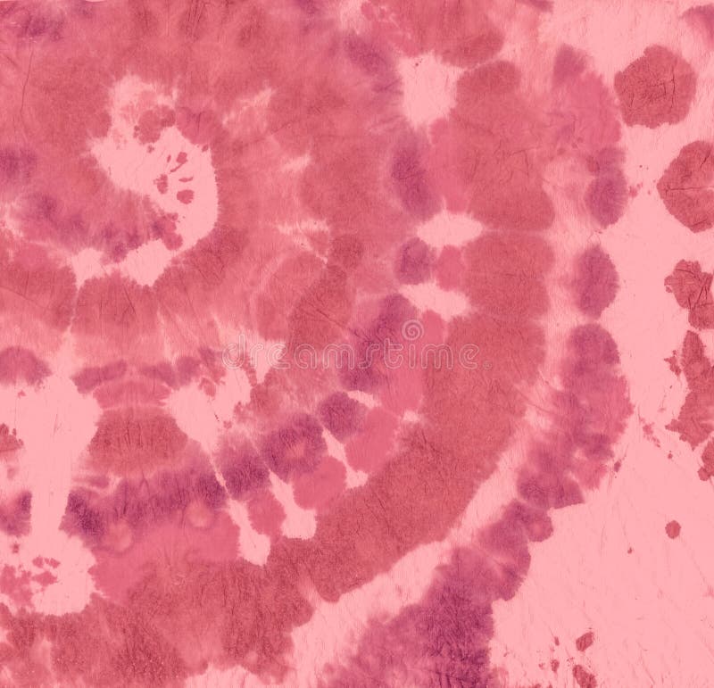 Pink Tie Dye Swirl. Hippie Grunge Style Stock Image - Image of ...