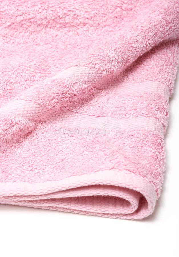 Pink towel stock photo. Image of accessory, healthy, pink 4187254