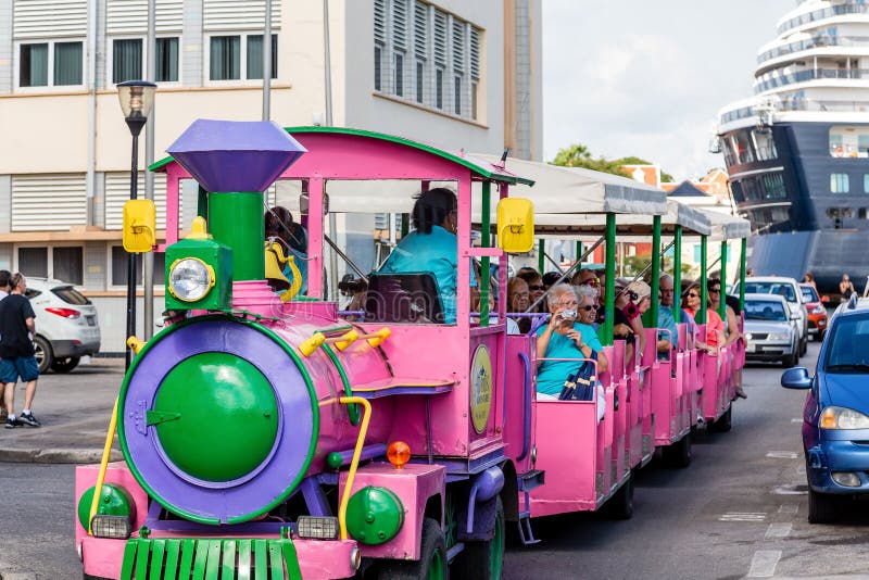 Pink Train in Curacao