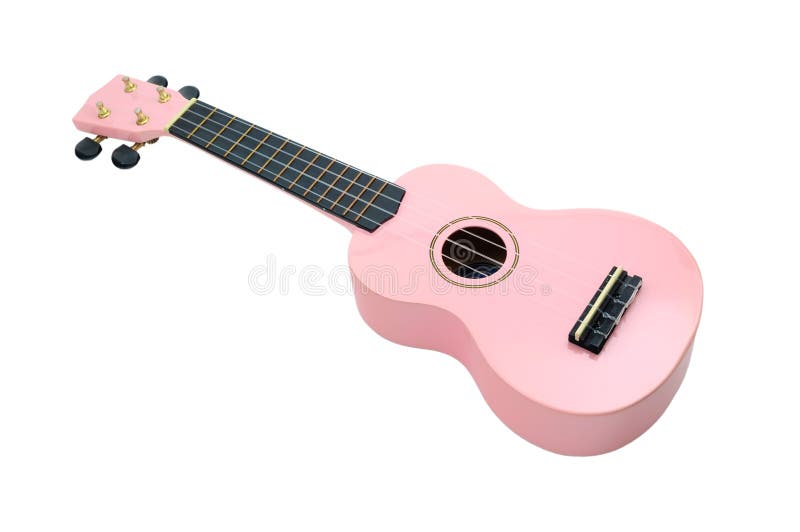 Pink Ukulele stock image. Image of musical, guitar, clipping 22309221