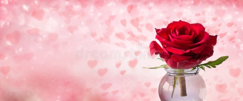 Pink Valentines Day Background Stock Photo - Image of decoration ...